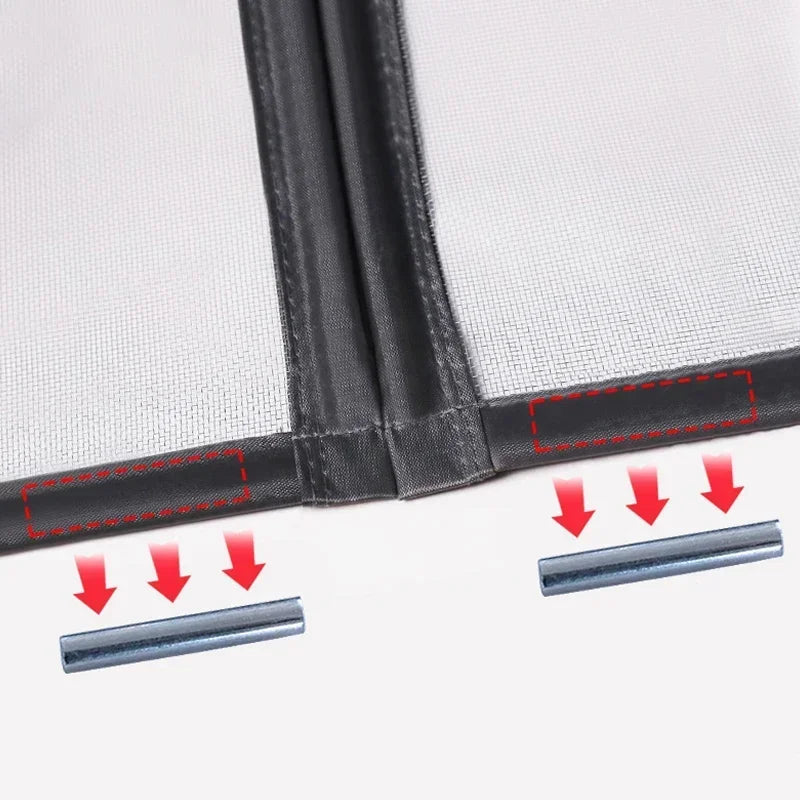 Magnetic Screen Door – Hands Free Mosquito Net Curtain