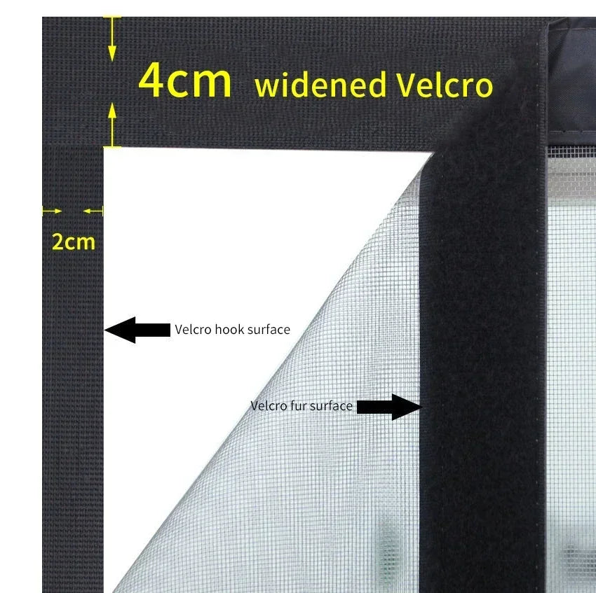 Magnetic Screen Door – Hands Free Mosquito Net Curtain